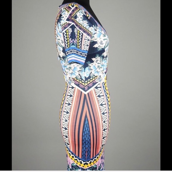 Sexy Scoop Neck Bodycon Dress - Picture 4 of 6